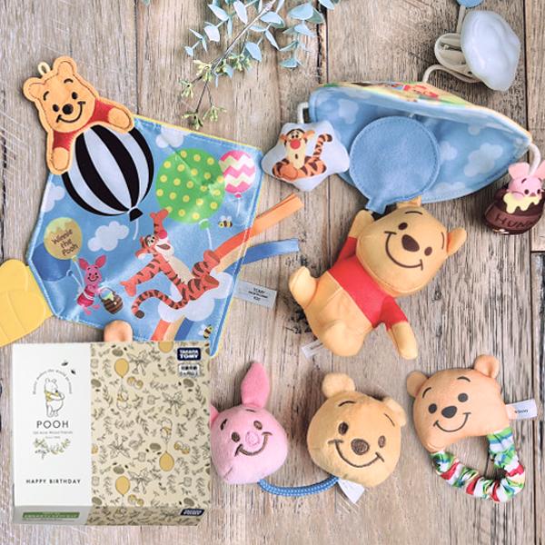 他サイト： 内祝い お返し ベビー用品 ギフト おもちゃ 玩具 ディズニー お誕生くまのプーさん セット 赤ちゃん こども 誕生日 プレゼント 4904810915355の商品画像