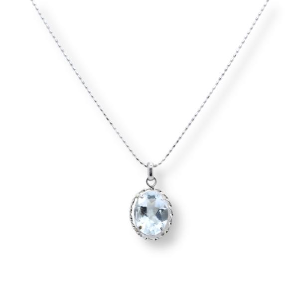 新品仕上げ♡Pt900♡大きな9.74カラット♡キラキラ〜〜アクアマリン♡トップ ネックレス K10ホワイトゴールド クォーツ シェル
