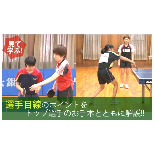 ■指導・解説：河田 靖司 (十六銀行 卓球部監督)　　　　　　　伊藤 みどり(十六銀行 卓球部 主将)　　　　　　　大森 玲奈(十六銀行 卓球部)■実技協力：十六銀行 卓球部