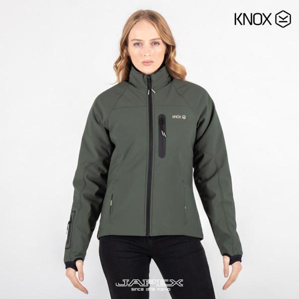 ノックス KNOX デュアルプロ グリーン　Sサイズ KNOX（バイク） 【正規総代理店】ノックス レディース デュアル