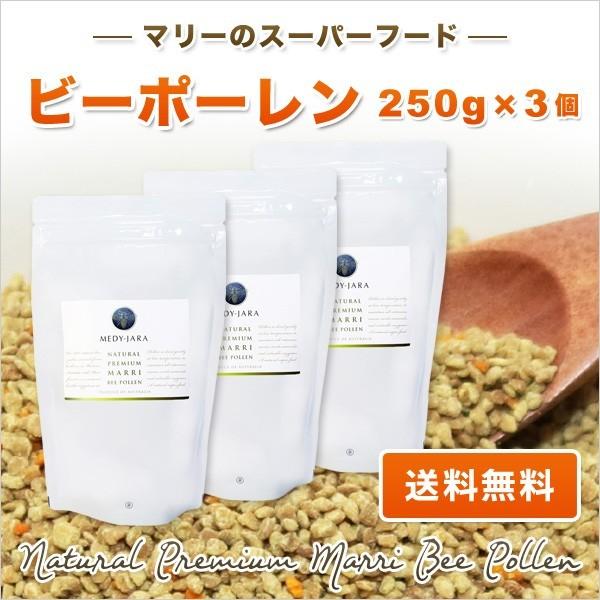 ■商品名/容量 マリービーポーレン 250g×3個セット（スタンドパック）■特徴・使用方法MEDY-JARAのビーポーレンは、低温でゆっくりと乾燥しただけの100％自然な健康食品。「自然が生んだサプリメント」と言われています。必須アミノ酸、...