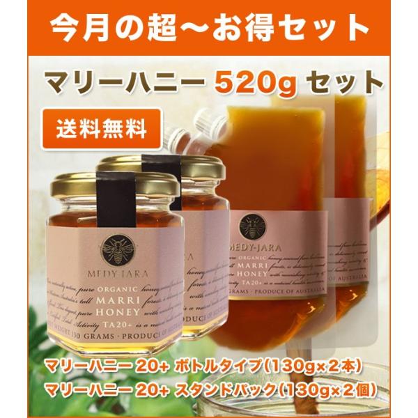 ■商品名/容量 マリーハニーＴＡ20+ 130ｇ ボトルタイプ×2本/スタンドパック×2個 ■特徴・使用方法リーズナブルでありながら高い健康活性力。マイルドで誰にでも好まれるあじわい、爽やかなフローラルの香り。健康"生はちみつ"酵素が生きて...
