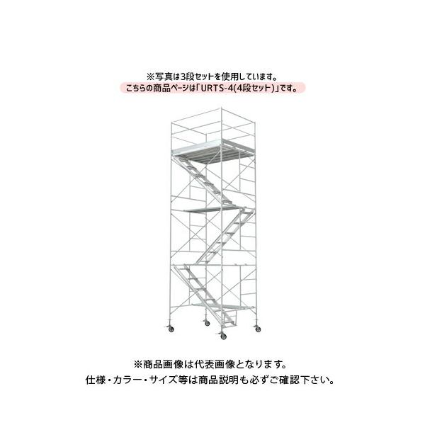 運賃見積り 直送品 伊藤製作所 123 内階段式ローリングタワー 4段セット アウトリガーセット付 Urts 4 Amr 25099 Jb Tool 通販 Yahoo ショッピング