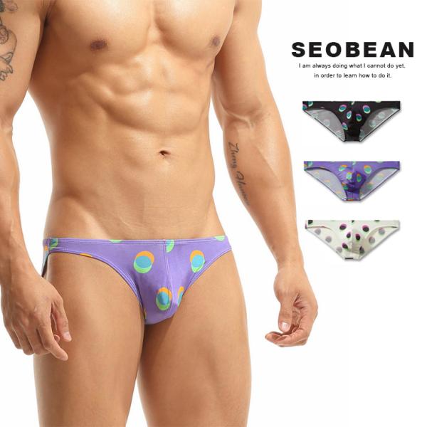 SEOBEAN セビン グラフィック ドットプリント ローライズ ビキニ  水玉