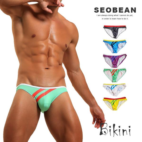 SEOBEAN セビン ダブルスラッシュ ローライズ ビキニ M-L