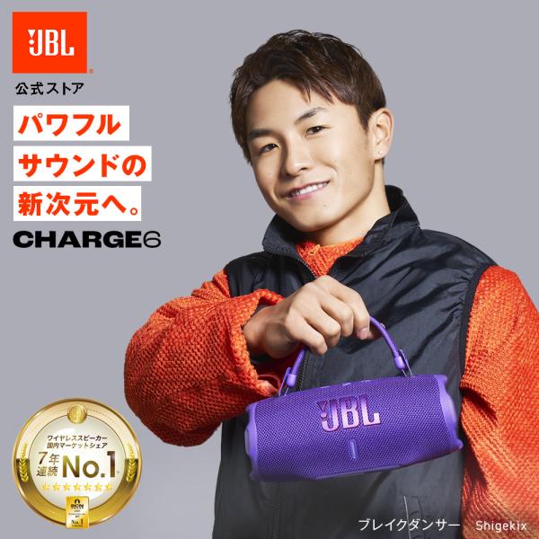JBL charge6 パープル 「美品」 JBL Charge 6 Portable Wireless Speaker 2025 Purple
