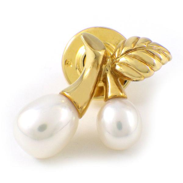 MIKIMOTO（ミキモト） ピンブローチ チェリーモチーフ 2ポイント