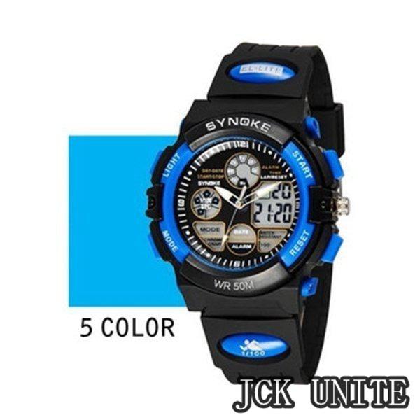 腕時計 子供 スポーツ キッズ ジュニア デジタル キッズ時計 子供用腕時計 スポーツウォッチ キッズウォッチ 男の子 男性用 ウォッチ 小学生 大人 運動 Led Jubefb Jck Unite 通販 Yahoo ショッピング