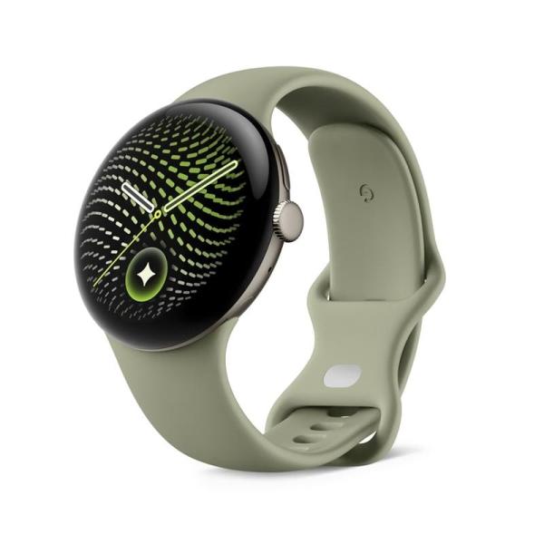 ★新品未開封 Google Pixel Watch 5 Wi-Fi 45mm Satin Pyrite アルミケース/Olive アクティブバンド 第2世代