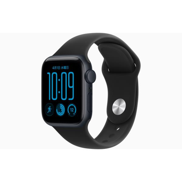 ★新品未開封 Apple Watch SE 3 GPSモデル 40mm MEHX4J/A+MJUL4FE/A ミッドナイトアルミニウムケース/ブラックスポーツバンド - S/M A3324 SE3 4549995615517