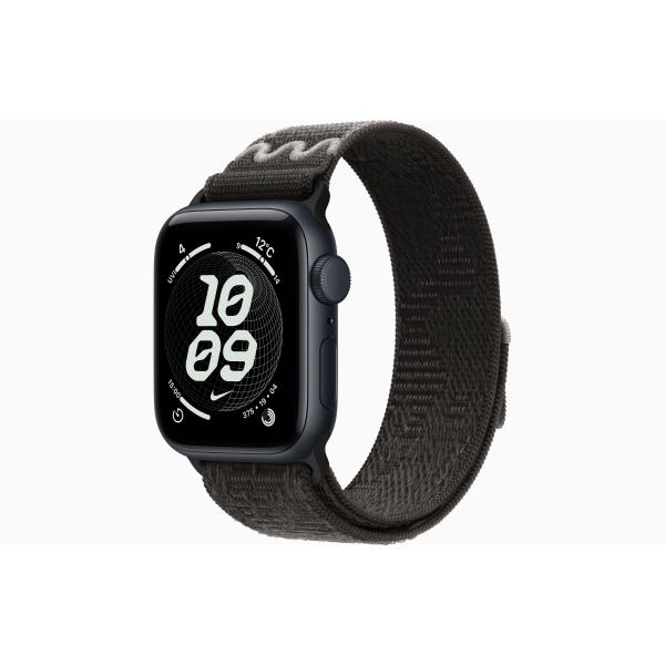 ★新品未開封 Apple Watch SE 3 GPSモデル 40mm MEHX4J/A+MKU34FE/A ミッドナイトアルミニウムケースとアフターダークブラックNikeスポーツループ A3324