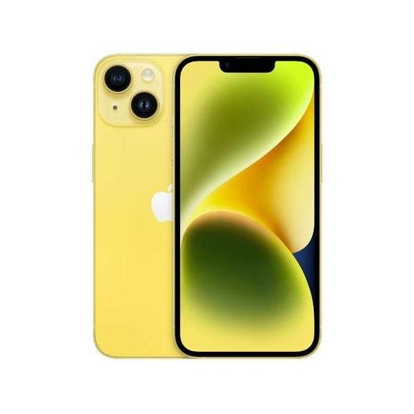 ★【開封済】新品 未使用  SIMフリー iPhone14 128GB イエロー MR3Q3J/A A2881 白ロム♪ガラスフィルムと透明ケースプレゼント