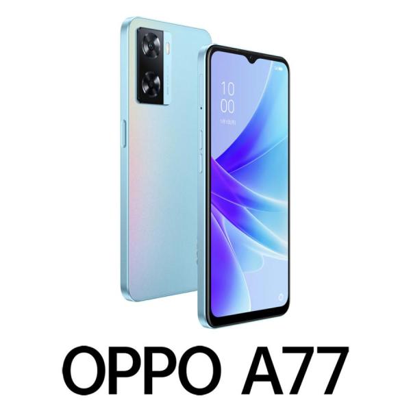 OPPO A ☆国内正規SIMフリーOPPO A77 5G ブルー CPH2385 4GB+128GB