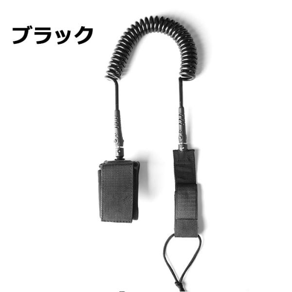 リーシュコード SUP サップ サーフィン 用10フィート ( 3ｍ ) の リーシュ コード幅広でネオプレン素材のカフが アンクル 足首 をしっかり、やさしくホールドしますダブルスイベル仕様でコードの絡みを防止安心の太さ7mm コイルリー...
