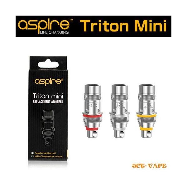 Aspire Triton Mini Coil 0.15Ω / 1.2Ω / 1.8Ω 5個セット 交換 コイル 送料無料 電子タバコ