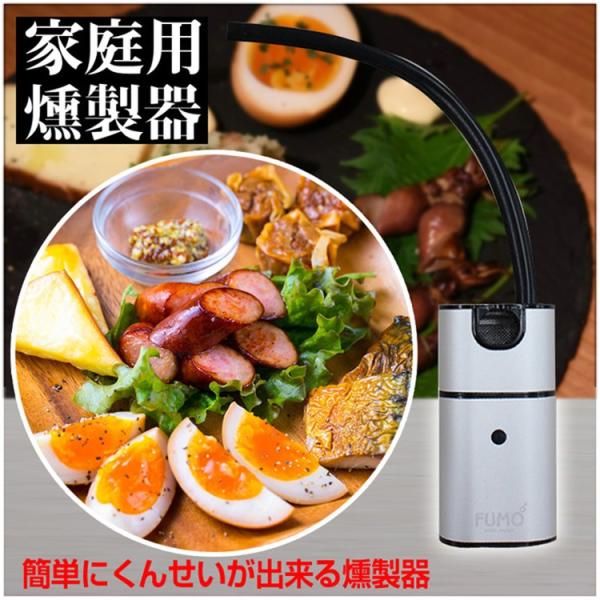 燻製器 家庭用 室内 ハンディースモーカー くんせい 電動 燻製風味 簡単 便利 料理 おつまみ