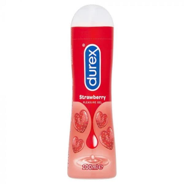 Durex Play Saucy Strawberry 100ml デュレックス プレイ ソーシー ストロベリー Flavoured / Water-Based Lubricating Gel