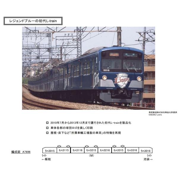 マイクロエース 西武鉄道3000系 L-train 8両セット 商品番号A7696