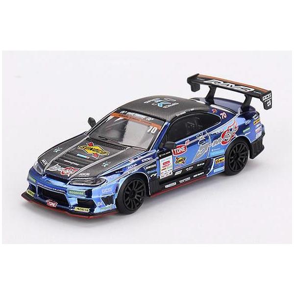MINI-GT 1/64 Nissan シルビア (S15) D1 GP 2023 #70 D-MAX RACING(右
