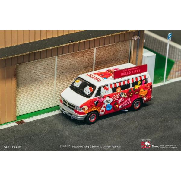 ignition model ターマックワークス 1/64 Dodge Van Hello Kitty