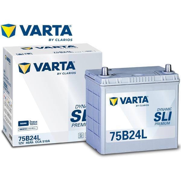 あきぽんVARTA ダイナミックSLIプレミアム 75B24L VARTA バルタ DYNAMIC SLI プレミアム バッテリー 75B24L ブルー