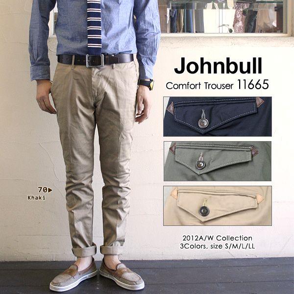 Johnbull（ジョンブル） メンズ コンフォートトラウザー 11665 送料