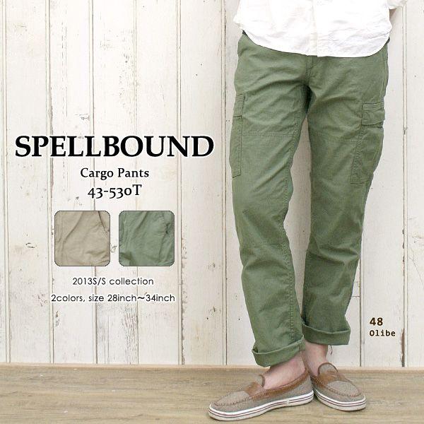 SPELLBOUND（スペルバウンド） メンズ ストレッチ カーゴ パンツ (43
