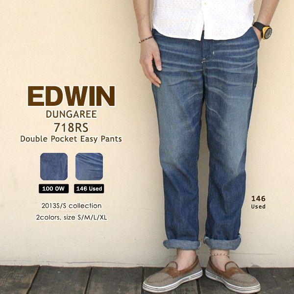 EDWIN(エドウイン/Men's) DUNGAREE ダブルポケットヘンプイージー