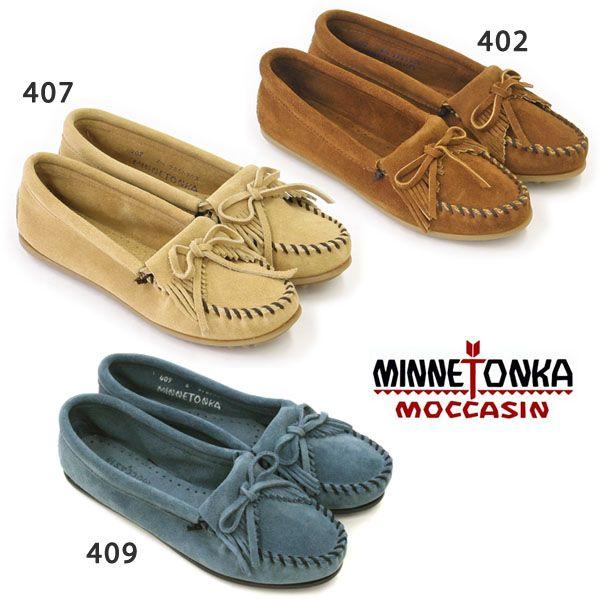 Minnetonka（ミネトンカ） スエード・モカシンシューズ 送料無料
