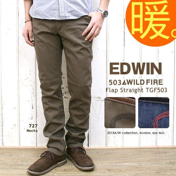 アメカジイーグルさん専用 EDWIN(エドウイン/Men's) 503 WILD FIRE[暖] フラップストレート