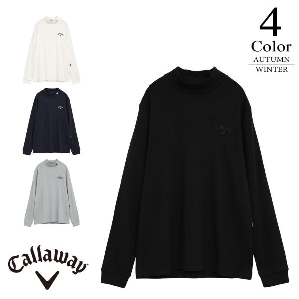 clubhaus callawayコラボ モックネックシャツ XL 限定コラボ】キャロウェイ×クラブハウス モックネックシャツ2025 M 白