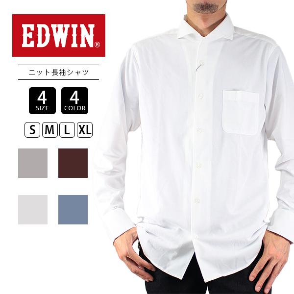 EDWIN（エドウィン） メンズ トップス デニスラ ニット長袖シャツ