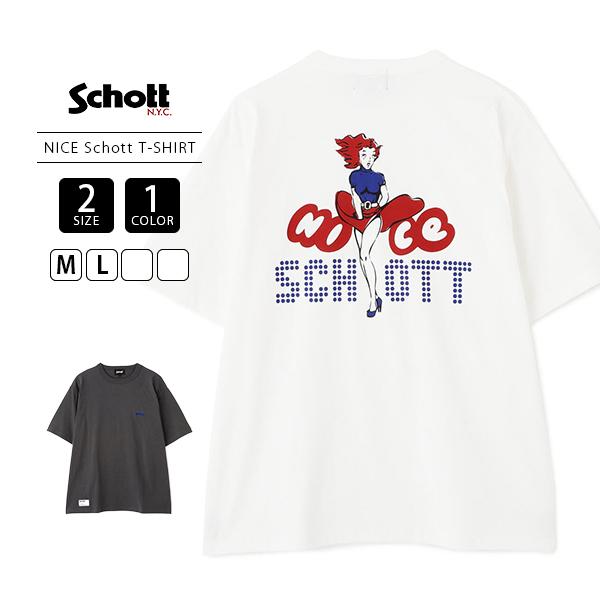 Schott N.Y.C（ショット） Schott メンズ 半袖 Tシャツ プリントT