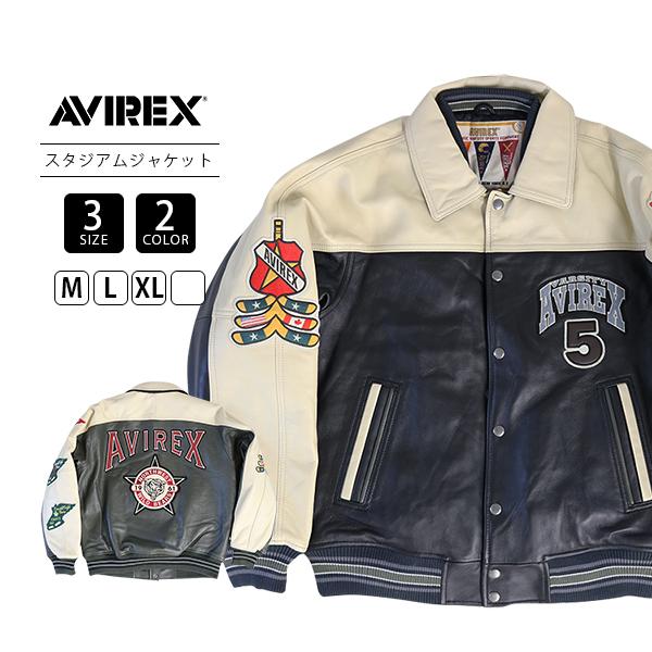 AVIREX アヴィレックス スタジアムジャケット レザージャケット STADIUM JACKET WILD BEARS 7833950013 1124