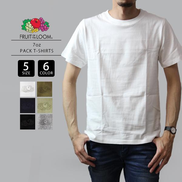 FRUIT OF THE LOOM（フルーツオブザルーム） パックTシャツ 半袖 7oz