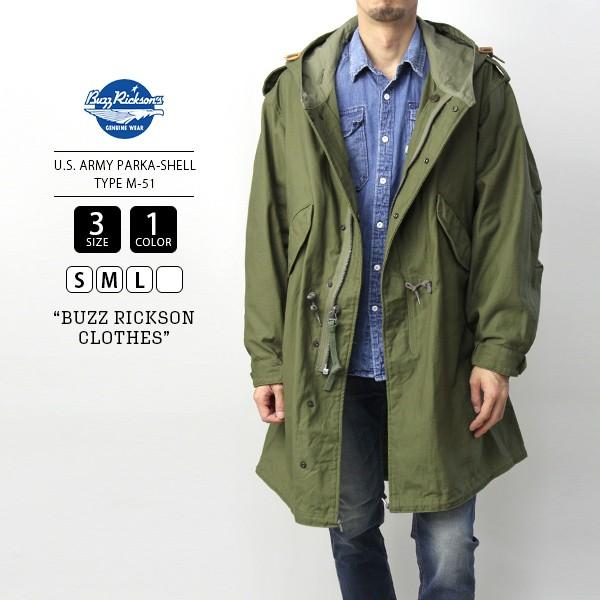 バズリクソンズ ジャケット Buzz Rickson S ジャケット コート U S Army Parka Shell Type M 51 Buzz Rickson Clothes Br 143 Br ジーンズショップヤマト 通販 Yahoo ショッピング