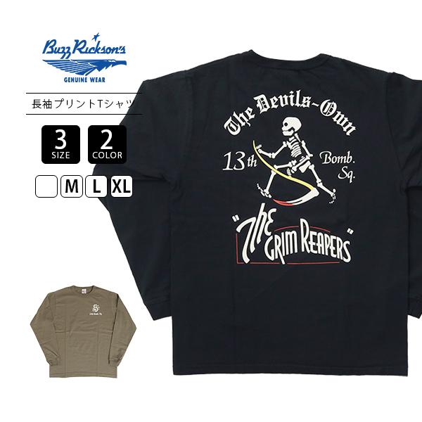 BUZZ RICKSON'S バズリクソンズ メンズ トップス 長袖 Tシャツ ロンT