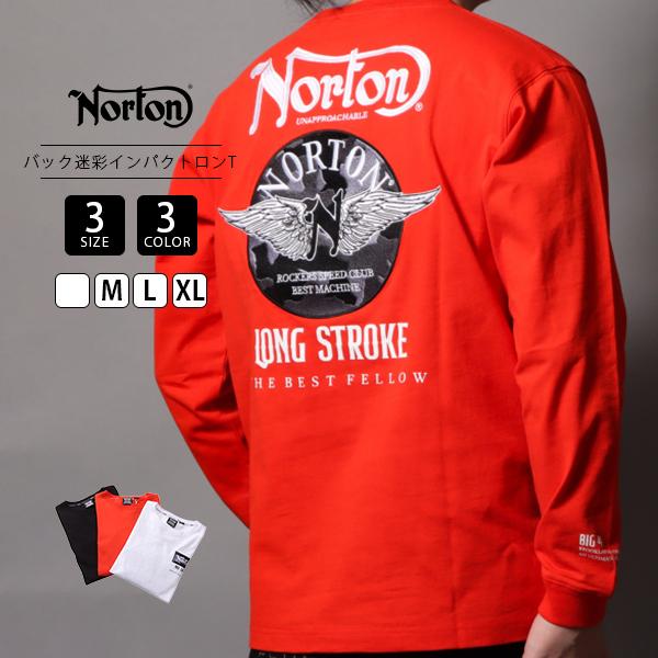 ノートン Norton メンズ トップス 長袖 Tシャツ カットソー 迷彩