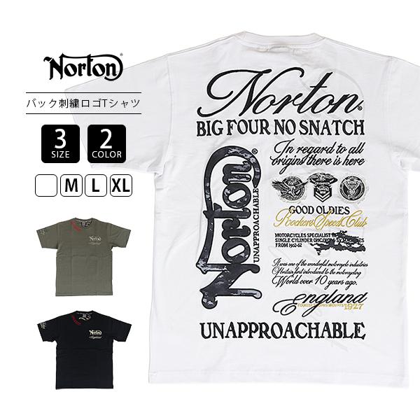 ノートン（NORTON） メンズ トップス 半袖 Tシャツ バックプリント 