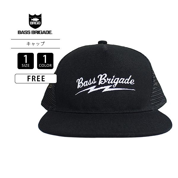 BASS BRIGADE バスブリゲード メンズ キャップ 帽子 スナップバックキャップ LIGHTNING LOGO MESH SNAPBACK CAP ロゴキャップ LLMS01