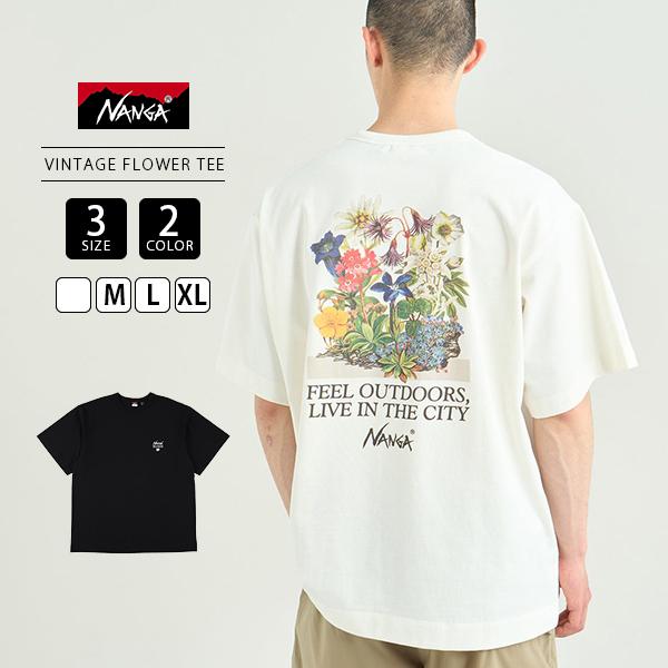 NANGA（ナンガ） Tシャツ 半袖 プリントTシャツ ECO HYBRID VINTAGE