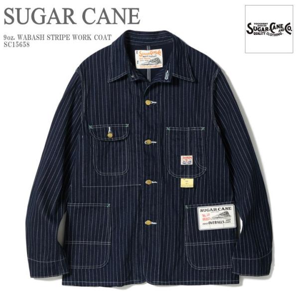 Sugar Cane ストライプ カバーオール 40 Sugar Cane ストライプ カバーオール 40