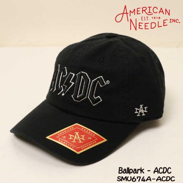 AC/DC　ベースボールキャップ　ヴィンテージ AMERICAN needle（アメリカンニードル） 帽子 キャップ Ballpark ACDC