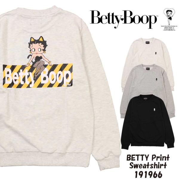 BETTY BOOP ベティ・ブープ 長袖 トレーナー 191966 ベティ BETTY BOOP ベティ・ブープ 長袖 トレーナー 191966 ベティ