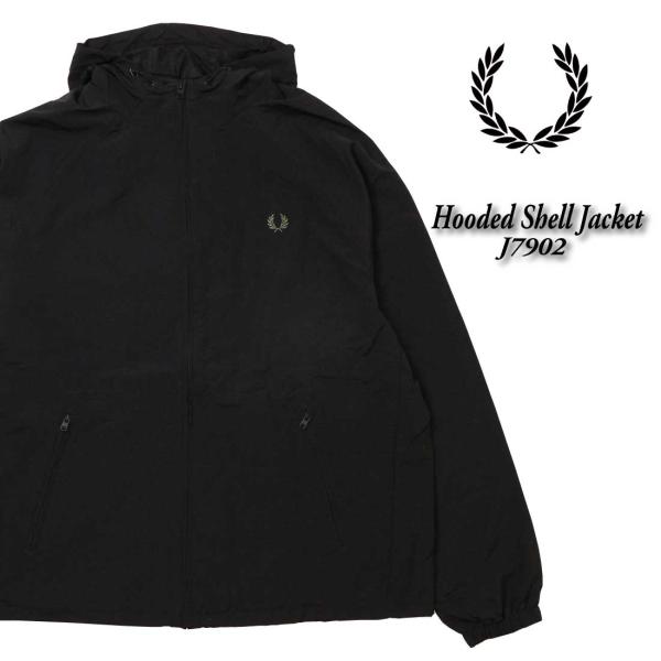 フレッドペリー　Hooded Shell Jacket M Hooded Shell Jacket(M 102：BLACK): | FRED PERRY JAPAN