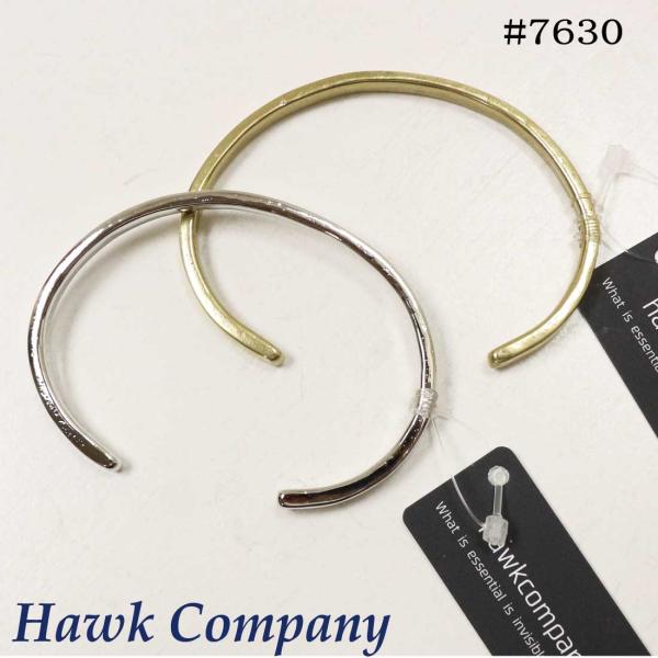 メール便発送 Hawk Company ホークカンパニー 7630 真鍮 プレーン 無地 細身 細い アンティーク加工 メンズ レディース ユニセックス アクセサリー 日本製