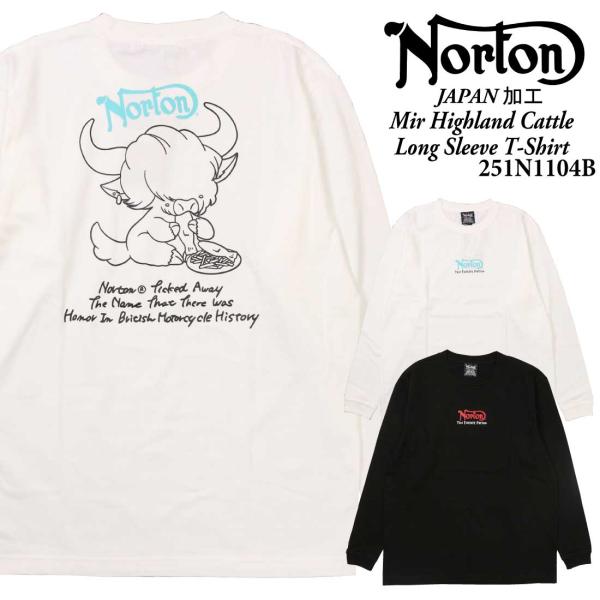 ノートン（NORTON） 服 長袖 Tシャツ カットソー 251n1104b JAPAN加工