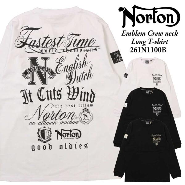 ノートン（NORTON） 服 長袖 Tシャツ カットソー 261n1100B エンブレム