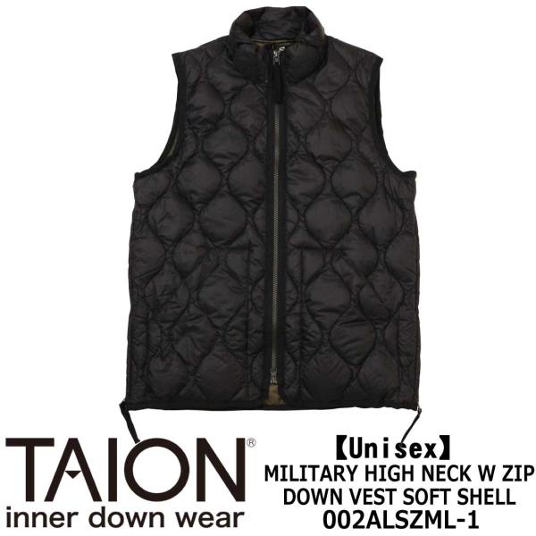 TAION ミリタリーVネックWジップダウンベストソフトシェル ミリタリー VネックWジップ ダウンベスト-ソフトシェル – TAION