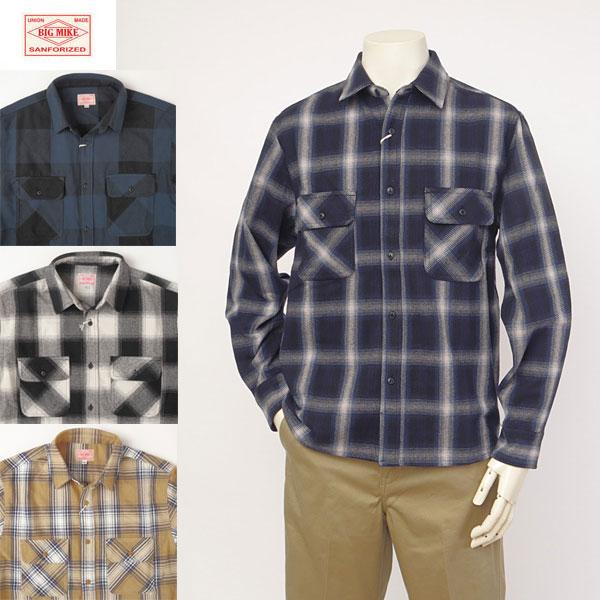BIG MIKE（ビッグマイク） 1023351 HEAVY FLANNEL SHIRTS ワークシャツ